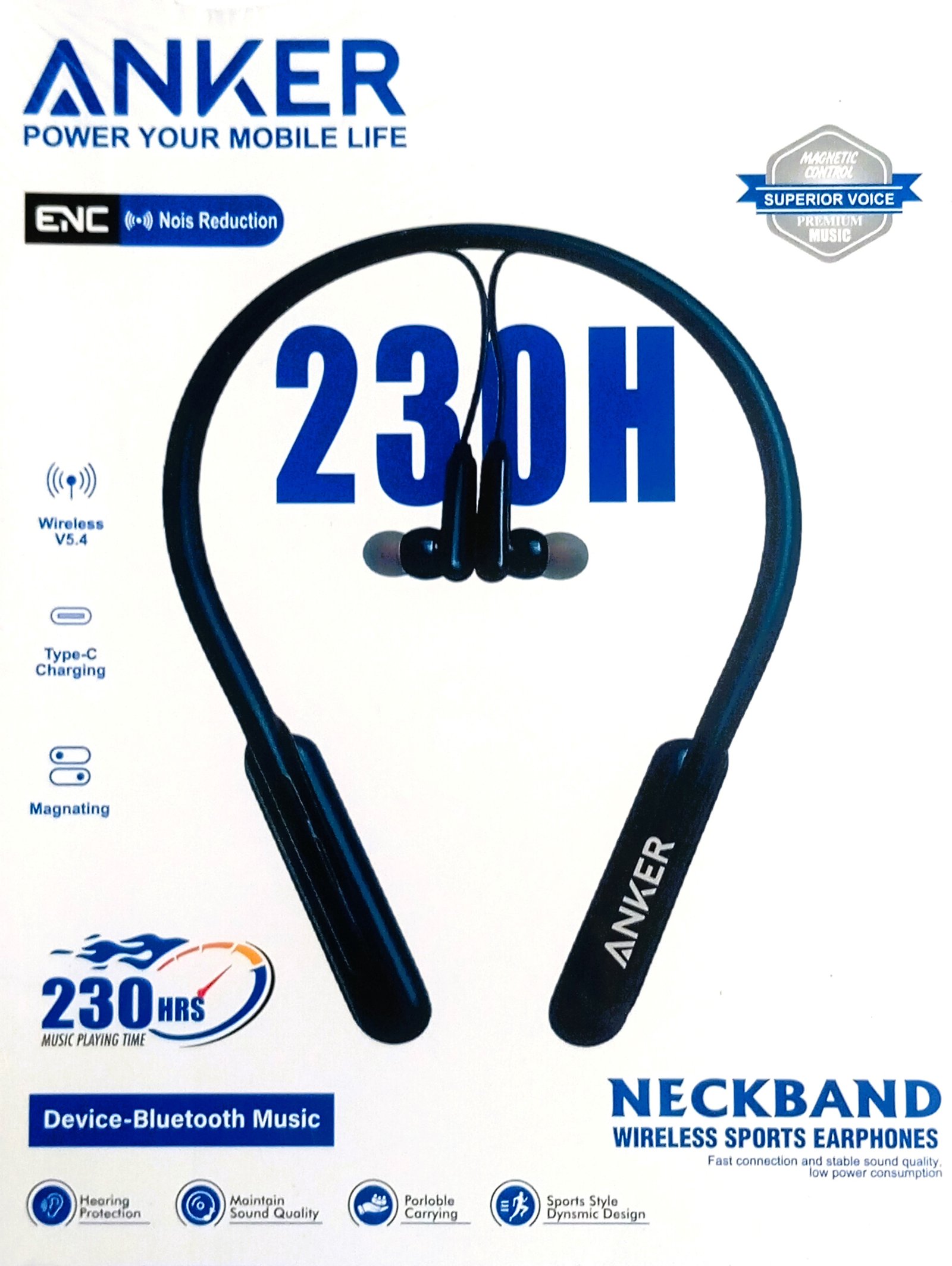 Anker Neckband Wireless Sports Earphones