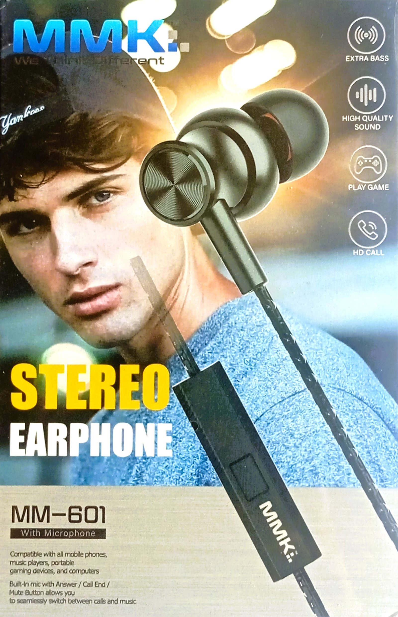 MMK Stereo Earphone MM-601