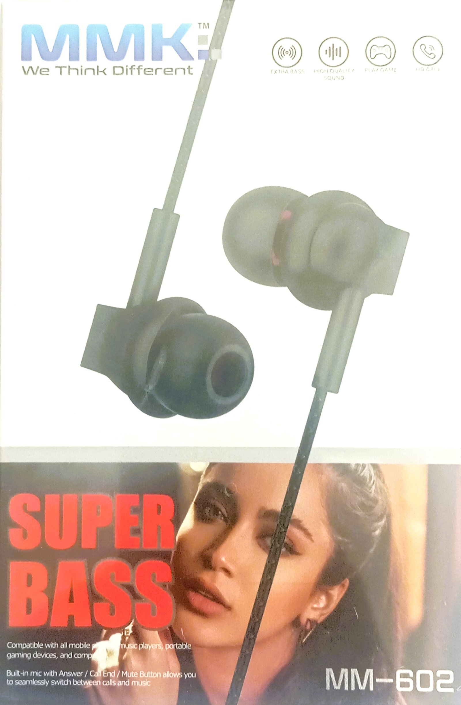 MMK Super Bass Earphone MM-602
